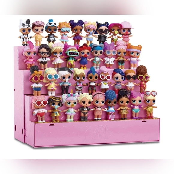 L.O.L. RARE Entertainment Surprise Pop UP Display Case Pink With Exclusive Doll - Picture 4 of 9